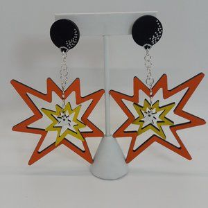 Emoji Bomb Inspired | Dangle Drop Earrings | Da Bomb Earrings | Street Style